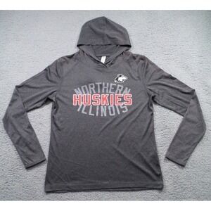Northern Illinois Huskies Sweatshirt Mens Medium Gray NCAA Ouray Sportswear NWT